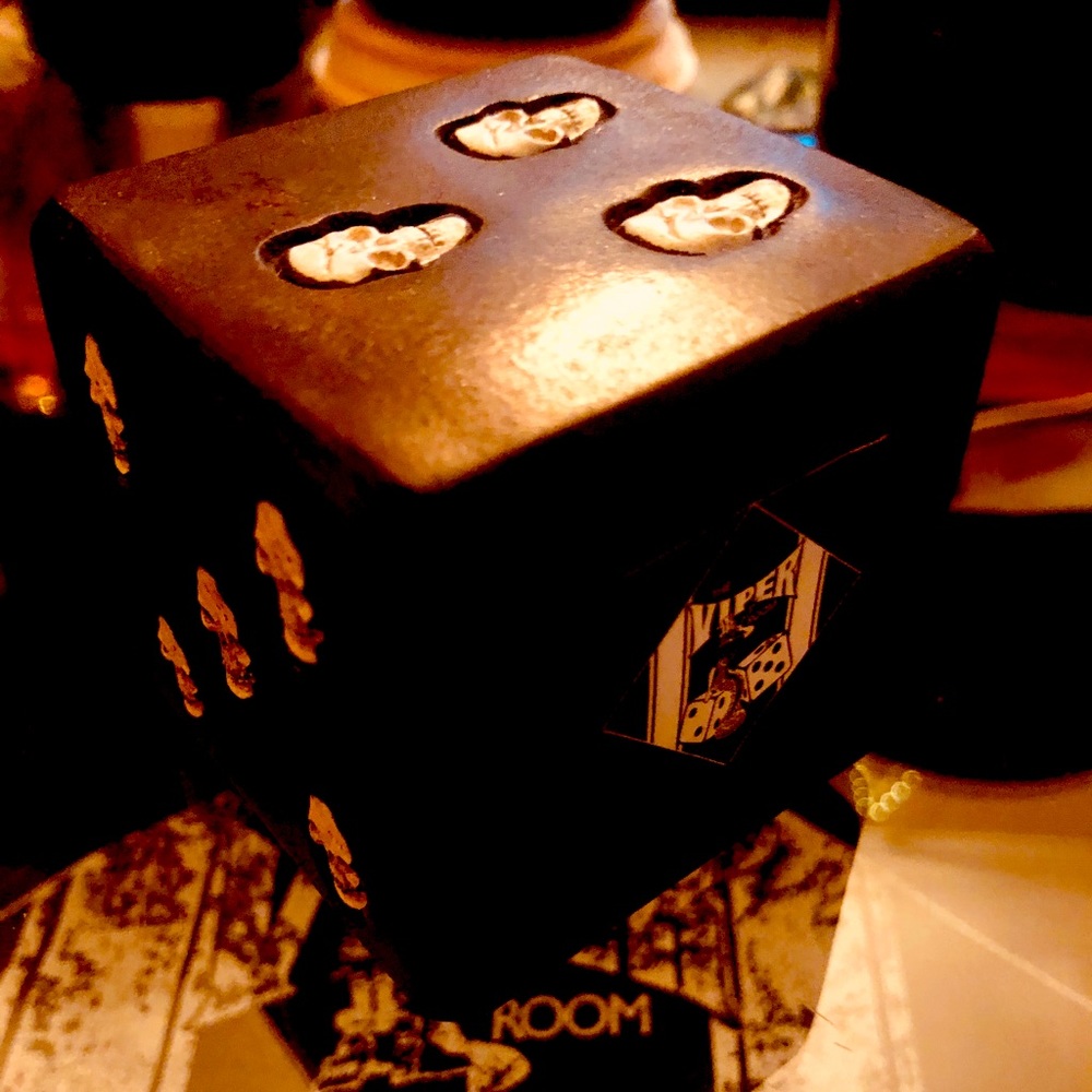 THE VIPER ROOM PROMOTIONAL DICE - JOHNNY DEPP